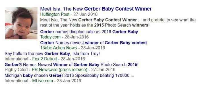 Isla Gerber baby 2016 making headlines